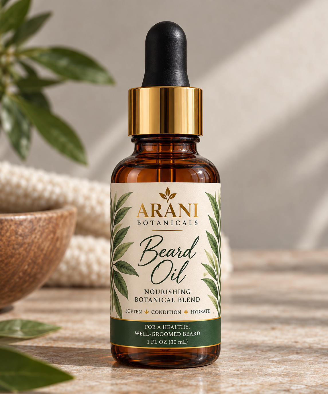 Arani Botanicals Beard Oil, 1 fl oz