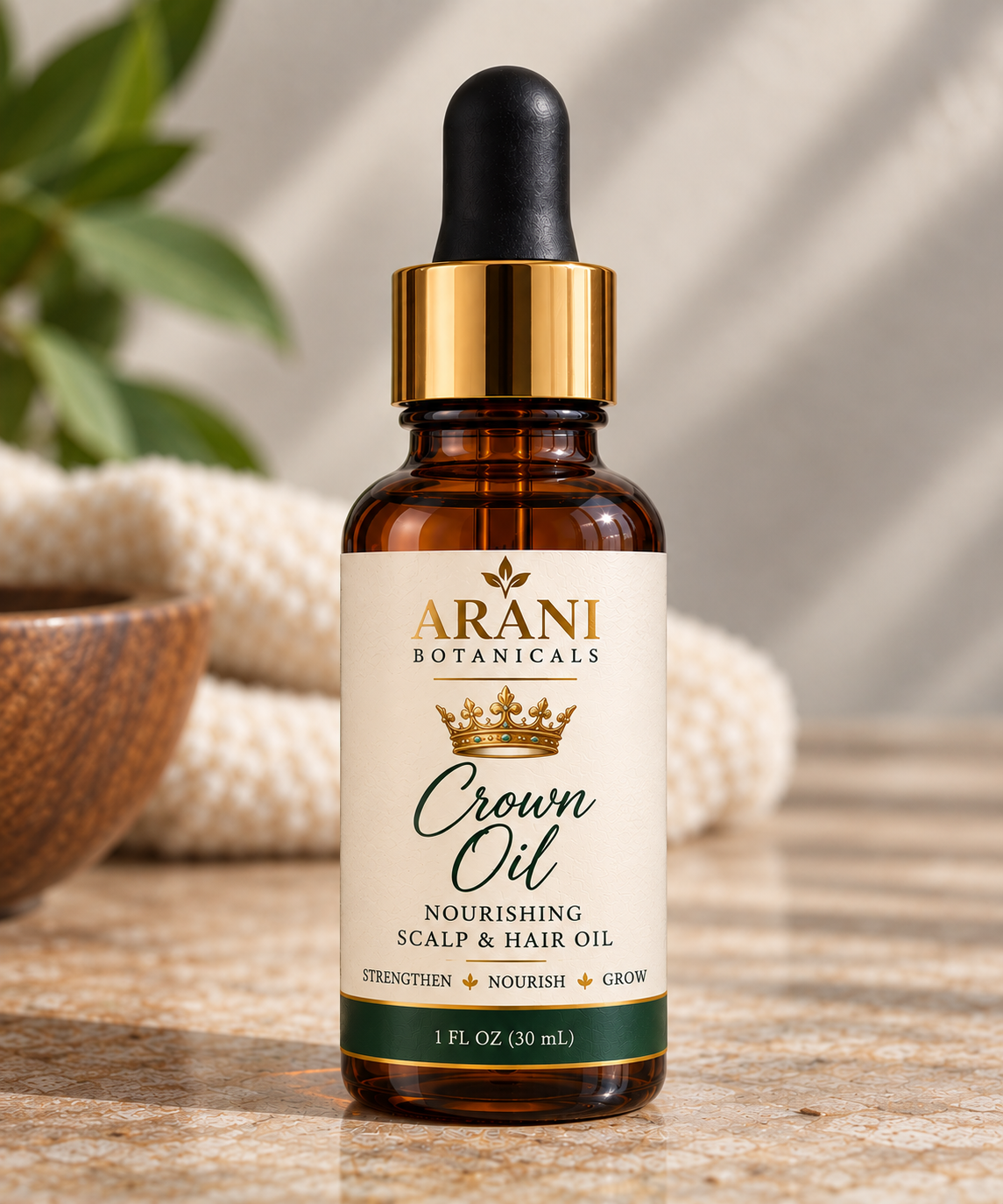 Arani Botanicals Crown Oil, 1 fl oz