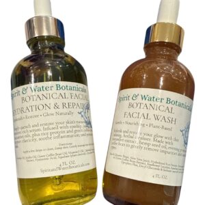 Botanical Facial Wash & Serum Set