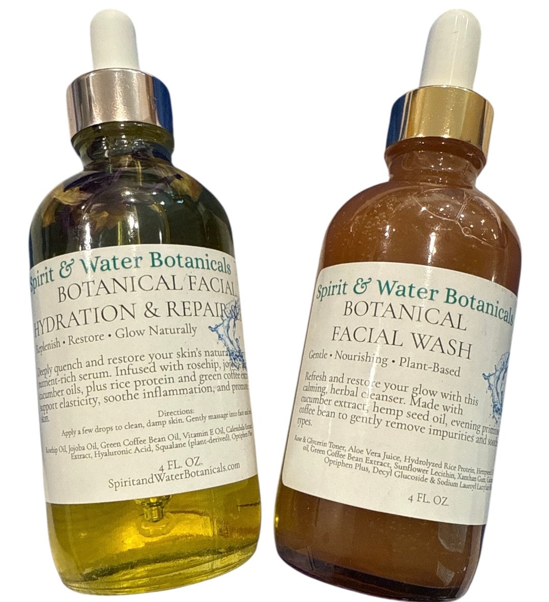 Botanical Facial Wash & Serum Set