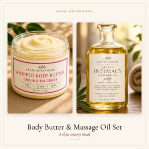 Body Butter & Massage Oil Set by Arani Botanicals